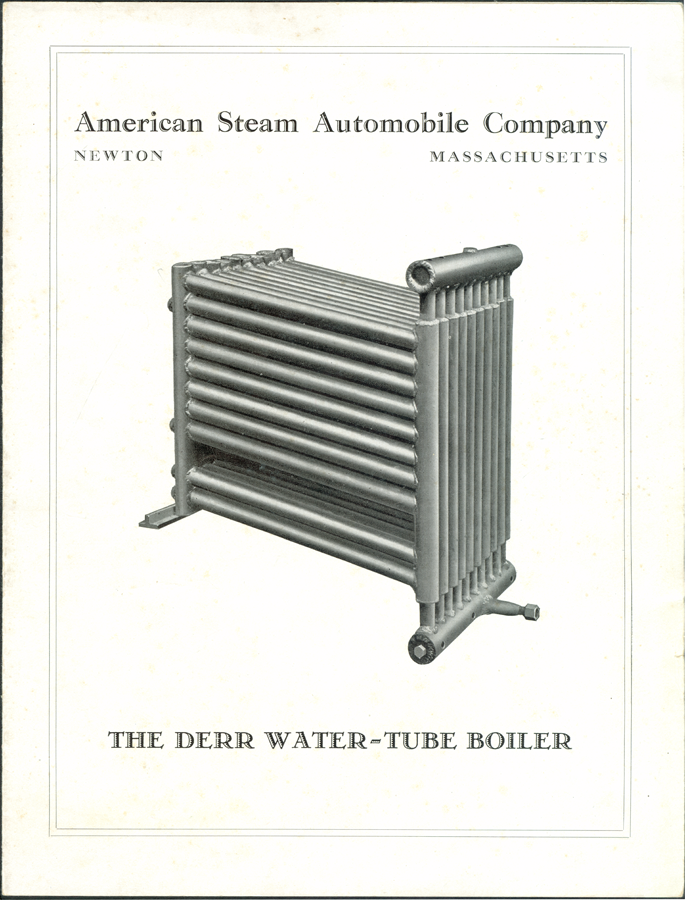 American Steam Automobile Company Brochure, ca: 1925 - 1930, p. 1