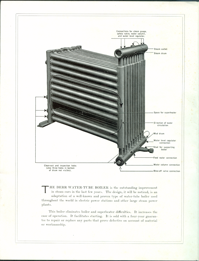 American Steam Automobile Company Brochure, ca: 1925 - 1930, p. 2