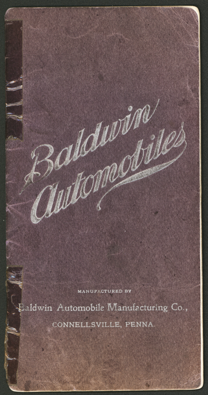 Baldwin Automobile Manfacturing Company Trade Catalogue, ca: 1900 - 1901