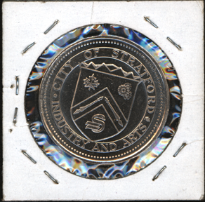 Brooks Steam Motors, Ltd., 1986 Commemorative Coin, Ontario, CA