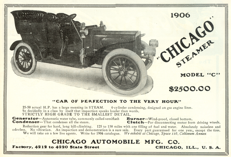 Chicago Automobile Mfg Company 1906