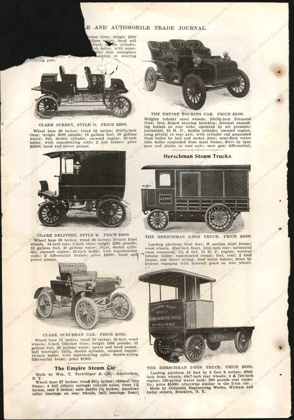 The Herschman Steam Truck, Columbia Engineering Works, 1904_1905_Cycle & Automobile Trade Journal, page unknown