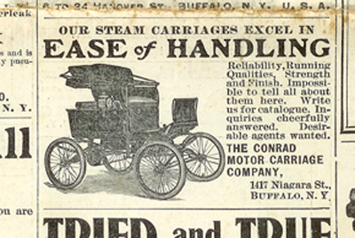 Conrad Motor Carriage Company, May 17, 1902 Scientific American Advertisement