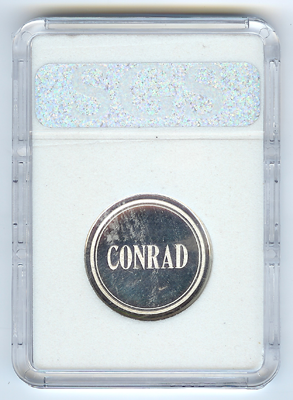Franklin Mint, Conrad Motor Carriage Company, 1902 Silver Coin, Reverse