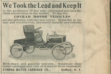 Contad Motor Carriage Company, March 14, 1903, Scientific American, P. 200.