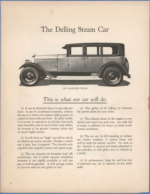 Delling Motors Company, Mt. Hood Reprint, ca: 1925