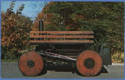 Dudgeon Steam Road Locomotive, 1966, Larz Anderson Museum Postcard Front