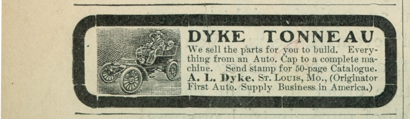 A. L. Dyke Advertisement, Scientific American February 7, 1902, p. 108