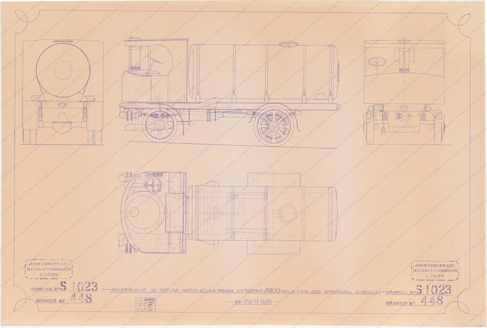 John Fowler and Sons, Mechanical Drawing, February 25, 1926