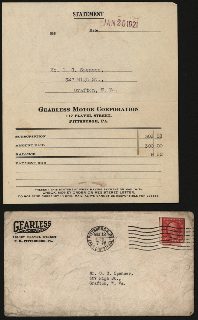 gearless_motors_corporation_1920_05_may_12_invoice_envelope
