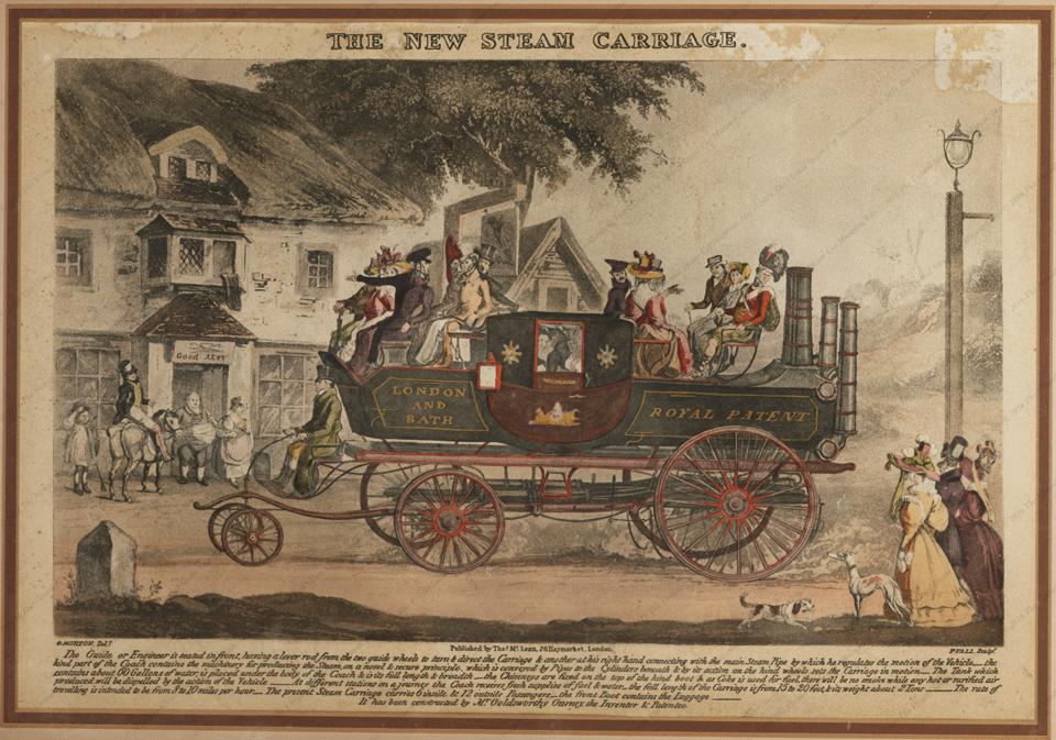 Goldsworthy Gurney Steam Carriage Print, PYALL, Scuplt, Thomas Mc Lean Publisher