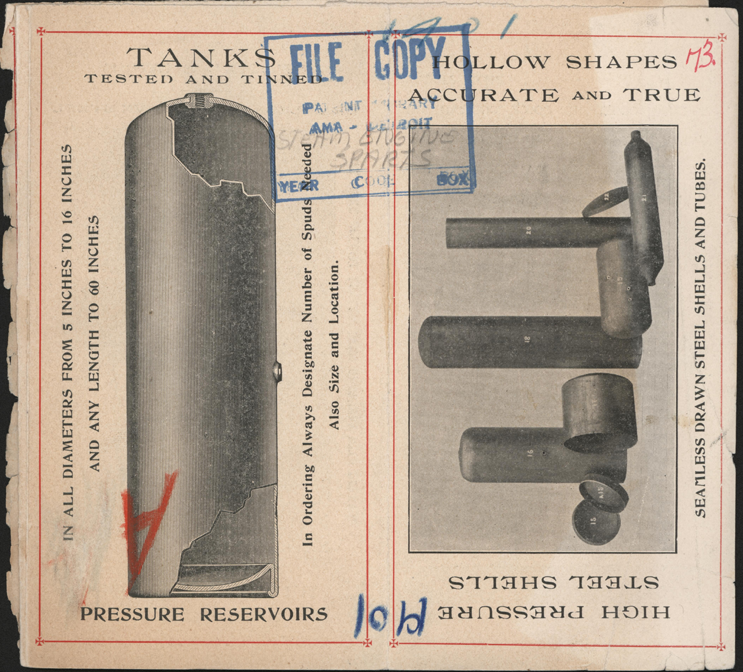 Janney, Steinmetz, & Company, 1901 Brochure, Steam Car Boilers, p. 2