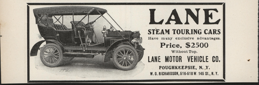 Lane Motor Vehicle Company Magazine Advertisement, May 1906, Cycle and Autombile Trade Journal, p. 336, Conde Collection