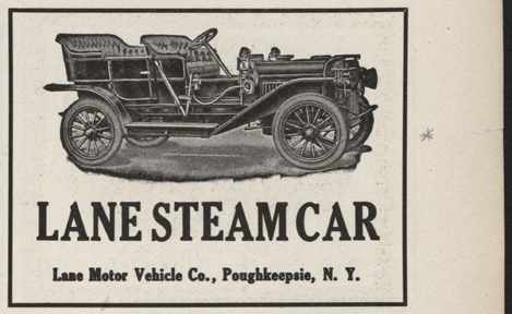 Lane Motor Vehicle Company Magazine Advertisement, Cycle and Automobile Trade Journal, April 1910, p. 379, Conde Collection