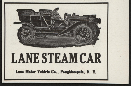 Lane Motor Vehicle Company, Magazine Advertisement, May 1910, Cycle and Automobile Trade Journal, Conde Collection