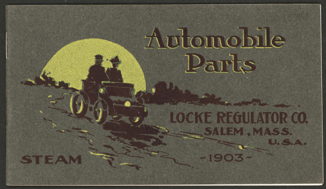 Locke Regulator Company, Puritan Steam Car, Trade Catalogue, 1903