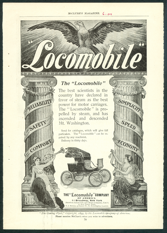 Locomobile Company of America, McClure's Magazine, June 1900 page 79