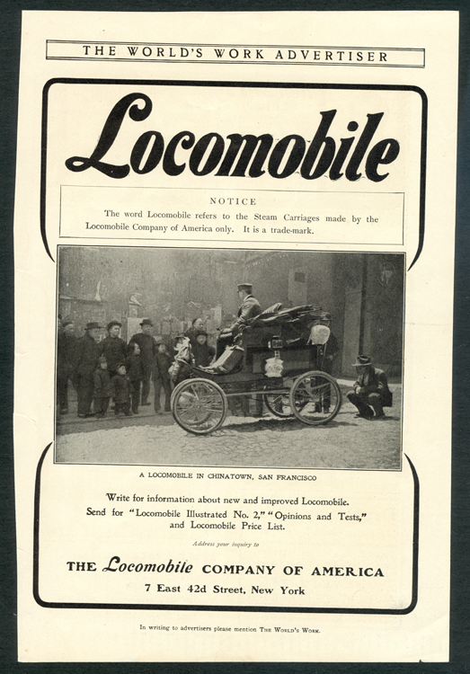 Locomobile Company of America, 1901, World's Work Magazine