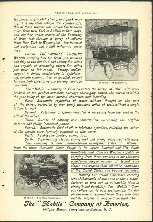 Mobile Company of America Cosmopolitan April 1902