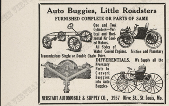 Neustadt Automobile and Supply Company, November 1907, Cycle And Automobile Trade Journal, P. 39, Conde Collection.