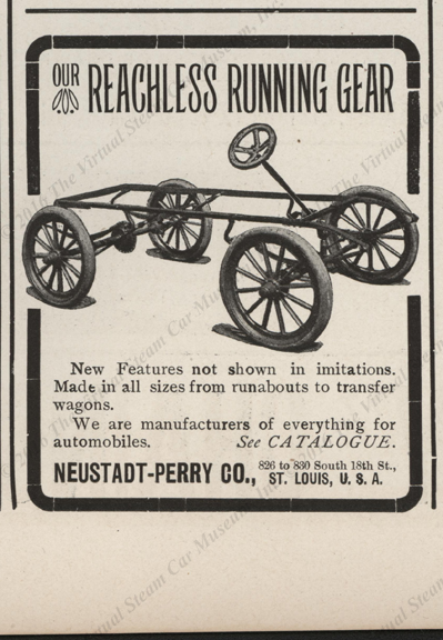 Neustdt-Perry Company, St. Louis, MO, Magazine Advertisment, Motor World, September 11, 1902