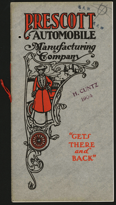 Prescott Automobile Manufacturing Company, 1904 Trade Catalogue, Conde Collection.