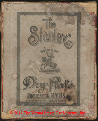 Stanley Dry Plate Company box, Rochester, NY. ca: 1904 - 1910