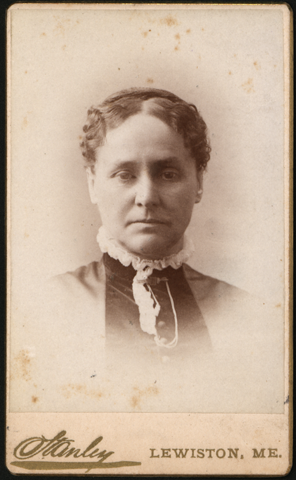 Stanley Photograph, Lewiston, ME, 1886, unidentified lady.