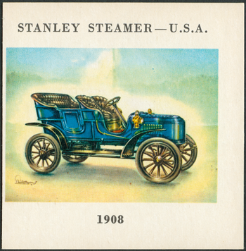 Stanley Steam Car Card