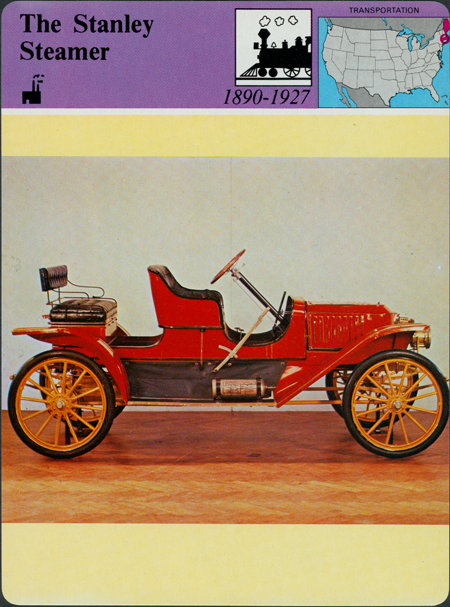 Stanley Steam Car 1910 1979 Paparizon Publishing Corp