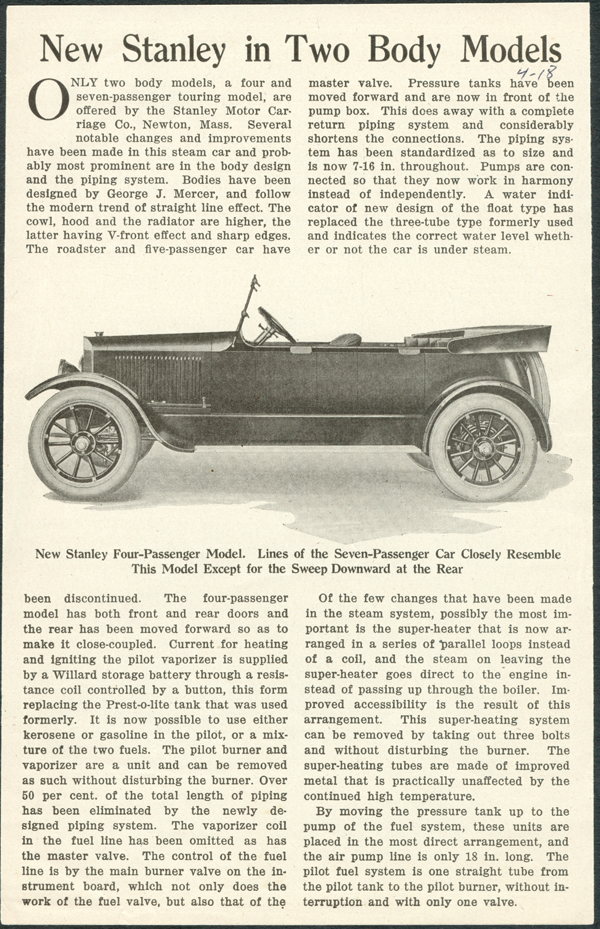 Boston Auto Show April 1918