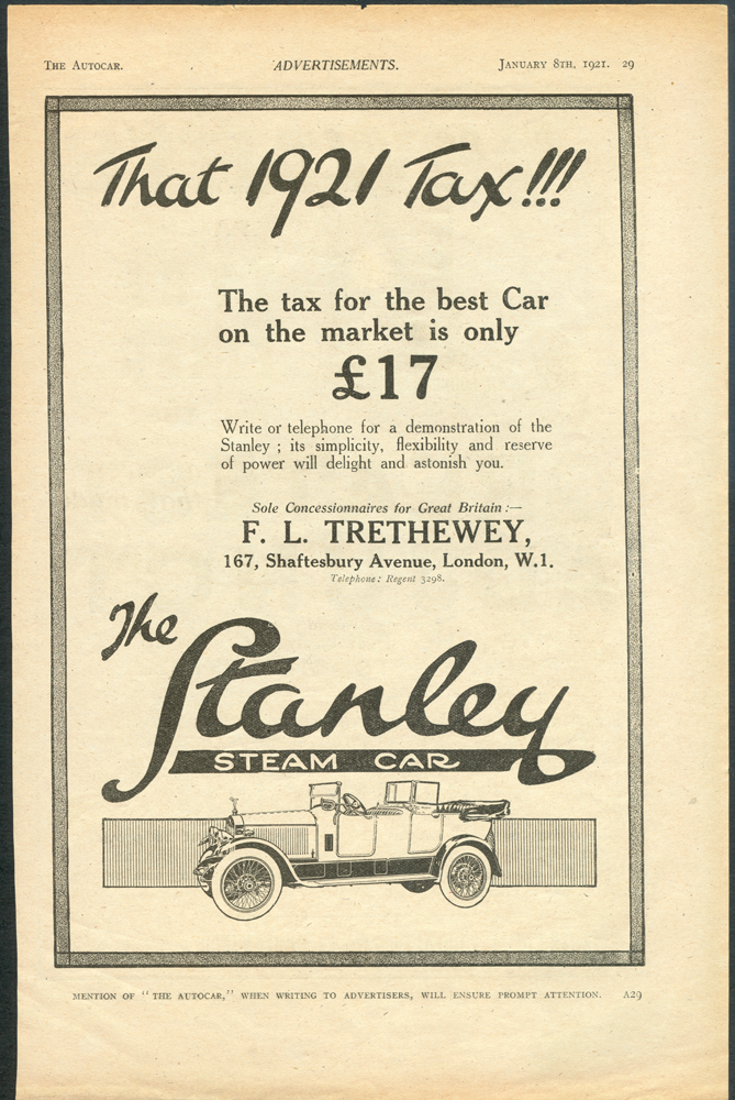The Autocar, January 8, 1921