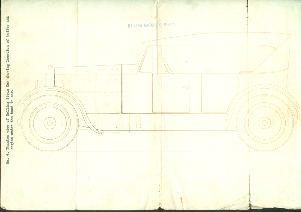 Delling Steam Car Drawing