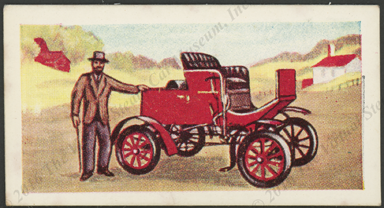 Vapomobile Steam Car, 1901, Confectioners's  Card.  Robert R. Miranda, LTD , Front